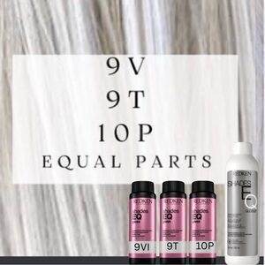 4 Products Redken Shades EQ Blonde Toner Gloss Kit